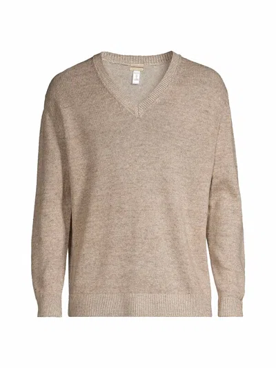 Massimo Alba Men's Jeff V-neck Sweater In Brown In Neutral