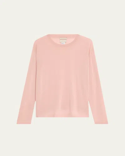 Massimo Alba Men's Larry Cashmere Crewneck Sweater In U376-soft Pink