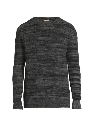 Massimo Alba Men's Melange Brushed Cashmere Crewneck Sweater