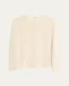 Massimo Alba Men's Nicolas Linen And Silk Knit Crewneck Sweater In Latte