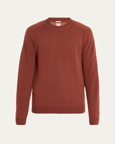Massimo Alba Men's Soft Cashmere Crewneck Sweater In Red