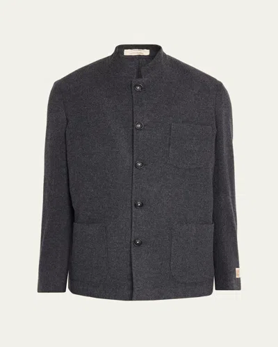 Massimo Alba Men's Wool-cashmere Blazer In Flanella