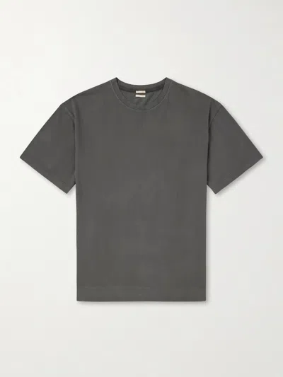 Massimo Alba Nevis Cotton-jersey T-shirt In Gray