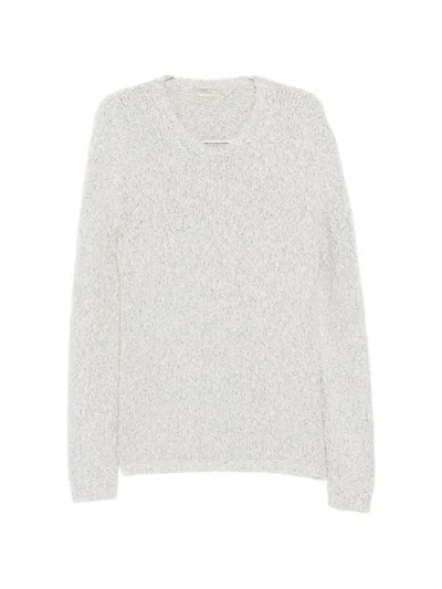 Massimo Alba Nicolas Cotton Jumper In Gray