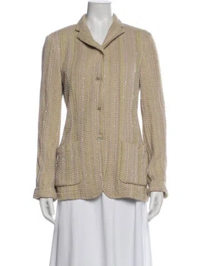 Pre-owned Massimo Alba Patterned Jacket In Neutral