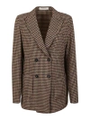 MASSIMO ALBA PATTERNED WOOL BLAZER JACKET