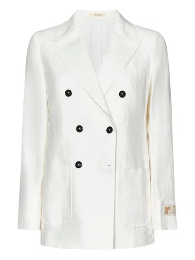 MASSIMO ALBA PEAK-LAPEL SIX-BUTTON JACKET
