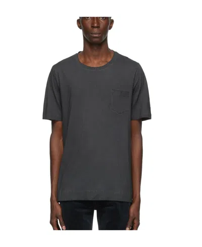 Massimo Alba Pocketed T-shirt In Black