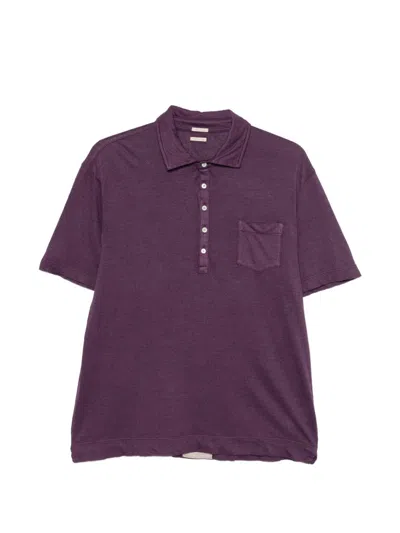 Massimo Alba Chest-pocket Polo Shirt In Purple