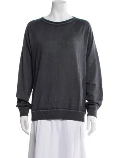Pre-owned Massimo Alba Scoop Neck Long Sleeve Pullover W/ Tags In Blue