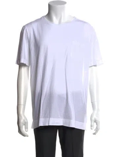 Pre-owned Massimo Alba Short Sleeve Shirt In White
