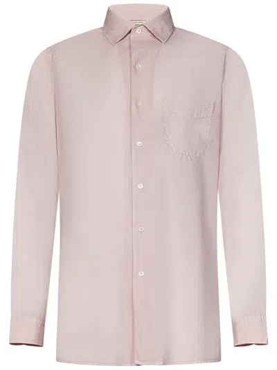 Massimo Alba Soft Pink Cotton Voile Shirt