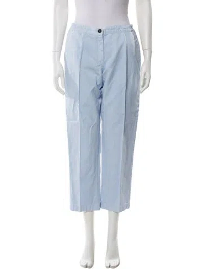 Pre-owned Massimo Alba Straight Leg Pants W/ Tags In Blue
