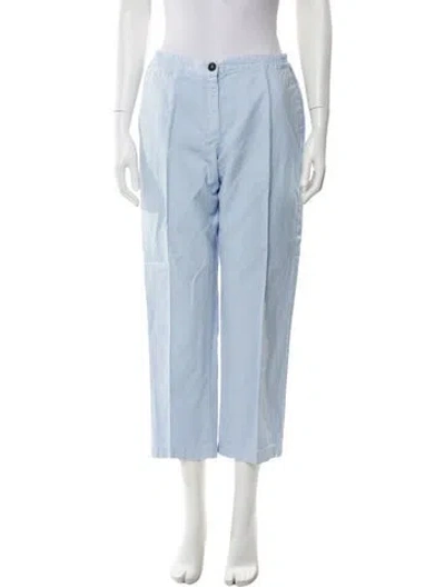 Pre-owned Massimo Alba Straight Leg Pants W/ Tags In Blue