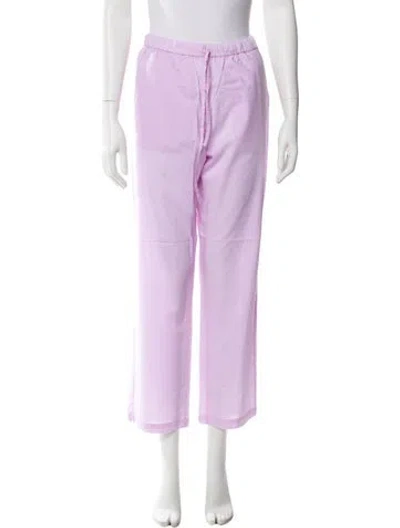Pre-owned Massimo Alba Straight Leg Pants W/ Tags In Purple