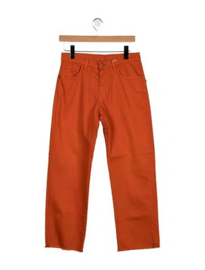 Pre-owned Massimo Alba Straight-leg Jeans W/ Tags In Orange