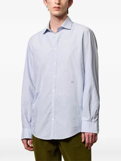 Massimo Alba Striped Long-sleeve Shirt In Gray