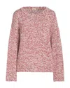 Massimo Alba Sweaters In Brick Red