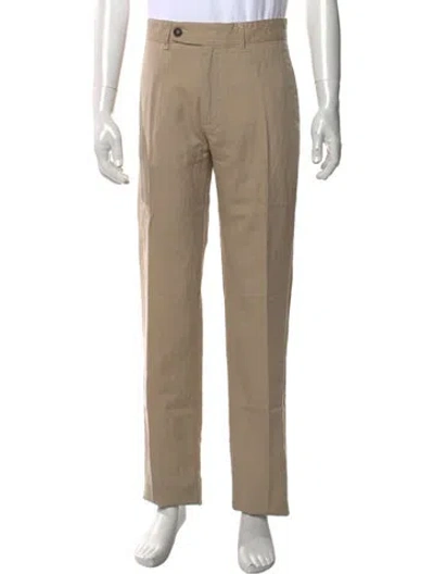 Pre-owned Massimo Alba Virgin Wool Chinos W/ Tags In Neutrals