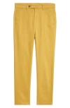 Massimo Alba Winch2 Gabardine Trousers In Mustard