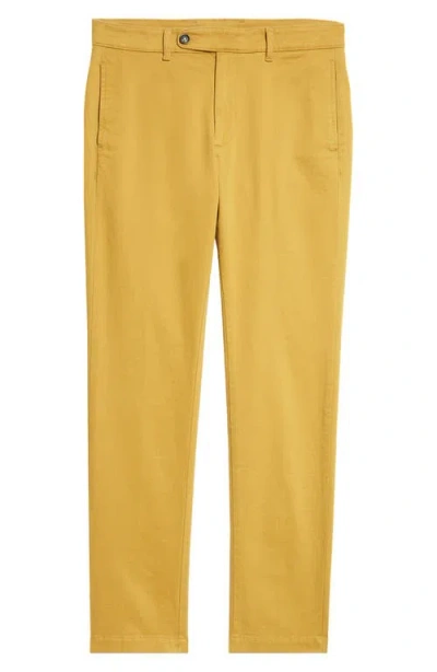 Massimo Alba Winch2 Gabardine Trousers In Mustard