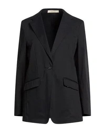 Massimo Alba Woman Blazer Black Size S Cotton, Elastane