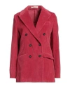Massimo Alba Woman Blazer Coral Size M Cotton In Red
