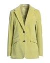Massimo Alba Woman Blazer Lime Green Size L Cotton In Green