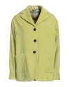 Massimo Alba Woman Blazer Lime Green Size Xs Cotton In Green
