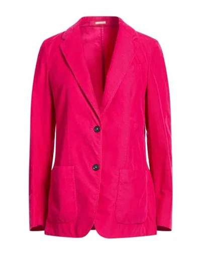 Massimo Alba Woman Blazer Magenta Size S Cotton In Pink