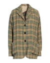 Massimo Alba Woman Blazer Mustard Size M Linen In Yellow