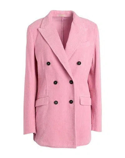Massimo Alba Woman Blazer Pink Size Xs Cotton