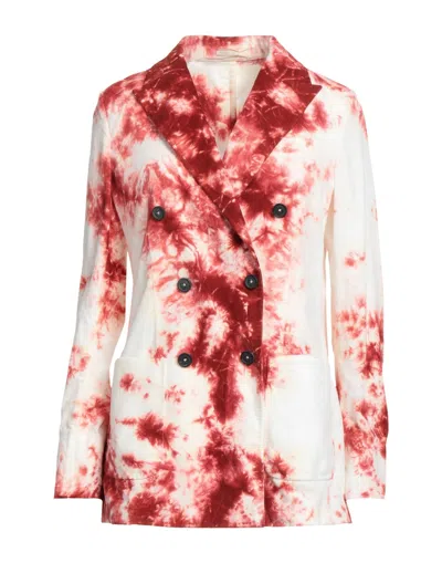 Massimo Alba Suit Jackets In Red