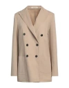 Massimo Alba Woman Blazer Sand Size M Cotton, Elastane In Beige