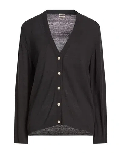 Massimo Alba Woman Cardigan Black Size M Silk
