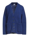 Massimo Alba Woman Cardigan Blue Size 1 Wool In Multi