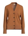 Massimo Alba Woman Cardigan Camel Size S Cashmere In Beige