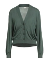 Massimo Alba Woman Cardigan Green Size Xl Cashmere