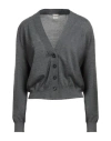 Massimo Alba Woman Cardigan Grey Size Xl Cashmere