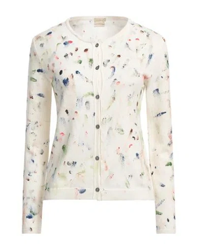 Massimo Alba Woman Cardigan Ivory Size S Cashmere In White