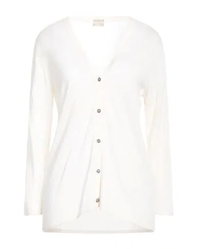 Massimo Alba Woman Cardigan Ivory Size L Cashmere, Silk In White