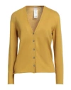 Massimo Alba Woman Cardigan Marigold Size Xl Cotton, Cashmere