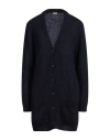 Massimo Alba Woman Cardigan Midnight Blue Size M Mohair Wool, Silk