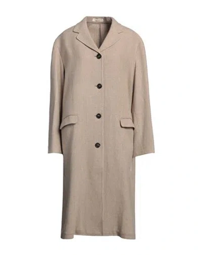 Massimo Alba Woman Coat Beige Size Xl Wool