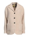 Massimo Alba Woman Coat Beige Size S Alpaca Wool, Virgin Wool, Nylon In Neutral