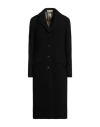 Massimo Alba Woman Coat Black Size Xl Virgin Wool In Black