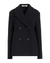 Massimo Alba Woman Coat Midnight Blue Size Xl Virgin Wool