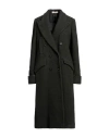 Massimo Alba Woman Coat Military Green Size L Virgin Wool In Green