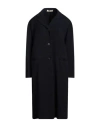 Massimo Alba Woman Coat Navy Size Xl Wool In Navy