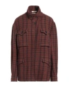 Massimo Alba Woman Jacket Rust Size Xl Virgin Wool In Red